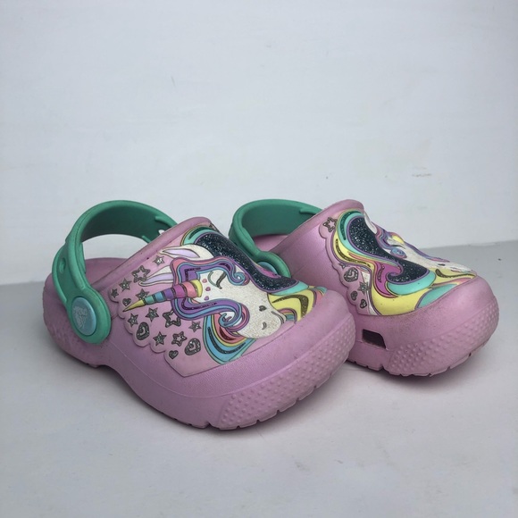 Crocs FunLab Unicorn Clogs - Picture 1 of 6